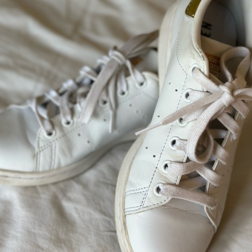Adidas White Sneakers with Classic Design